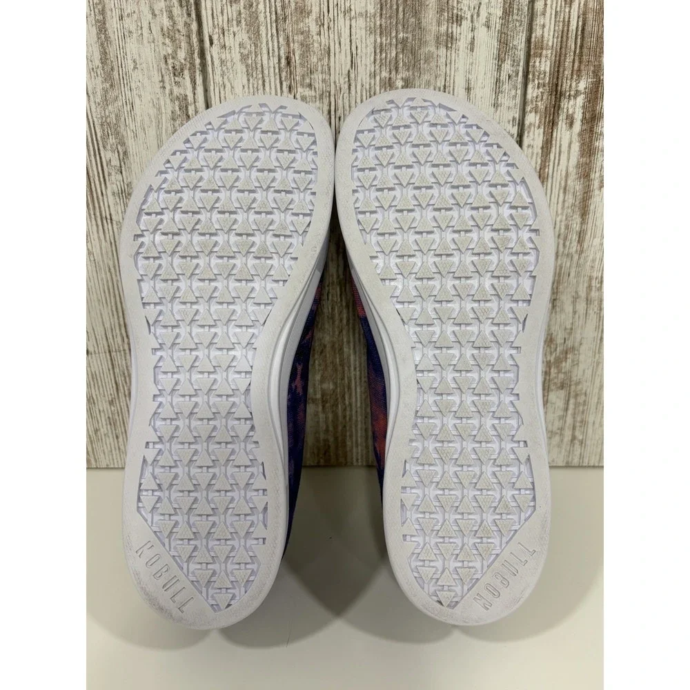 NOBULL Tie Dye Trainer Canvas Lace Up Sneakers Sz W 9 / M 7.5
